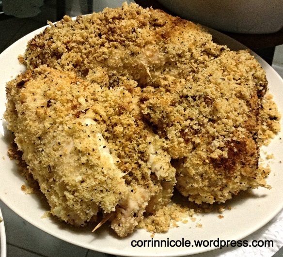 Baked Herb & Parmesan Breadcrumbs Chicken 